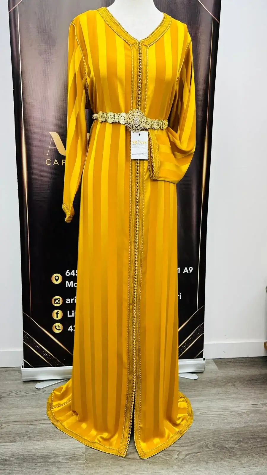 Caftan jawhara crêpe 2