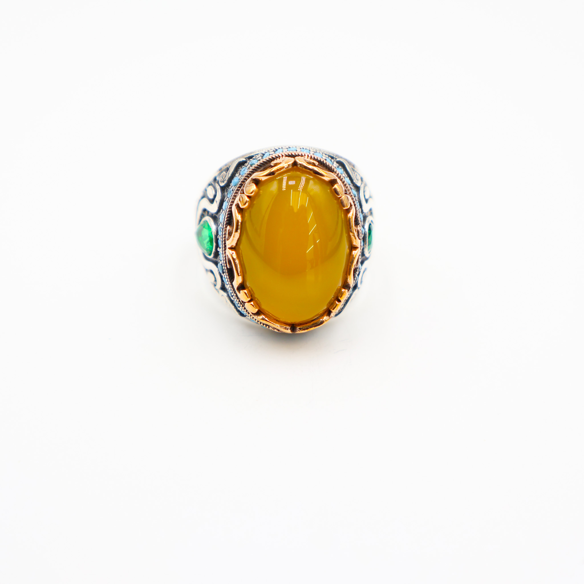 Bague Agate yemani Naturelle – Image 6