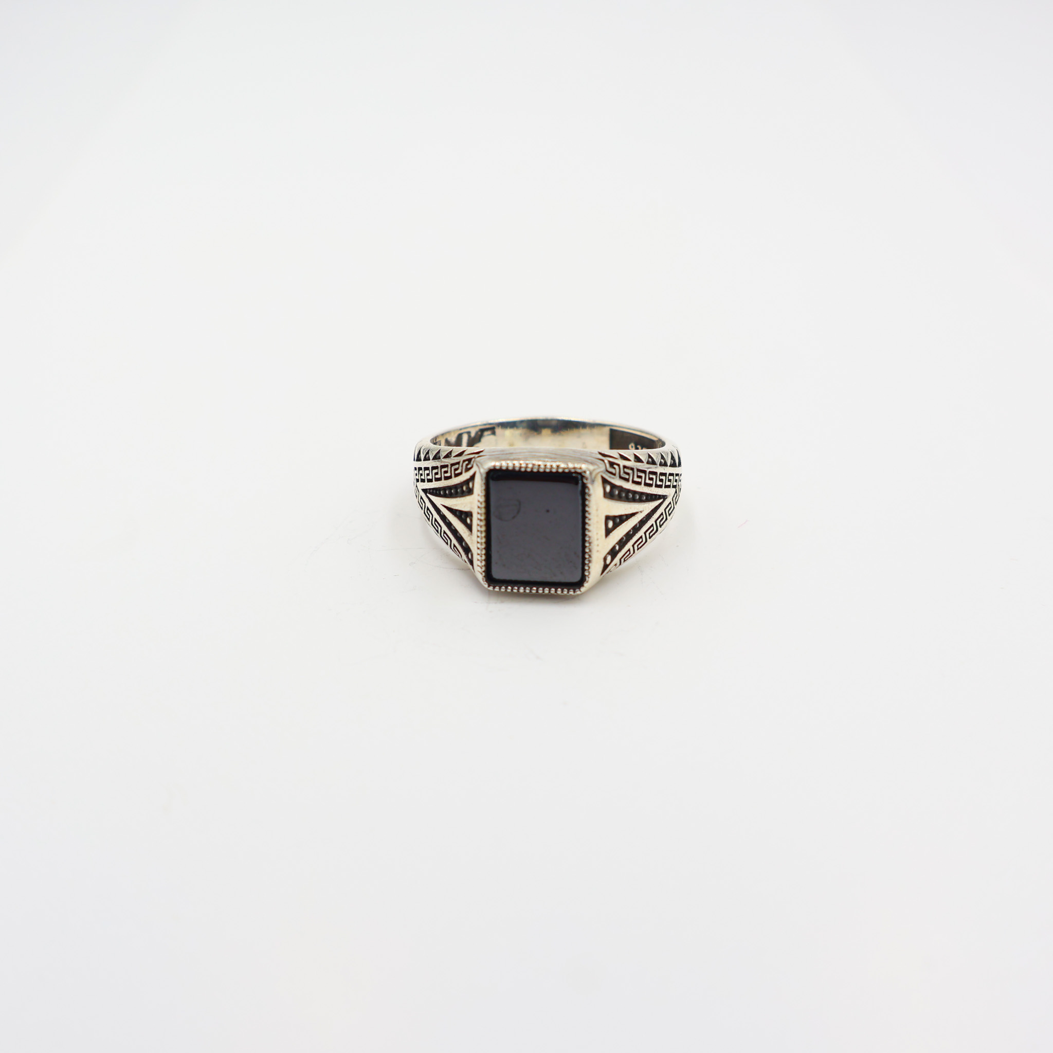 Bague en argent 925 Pierre Onyx