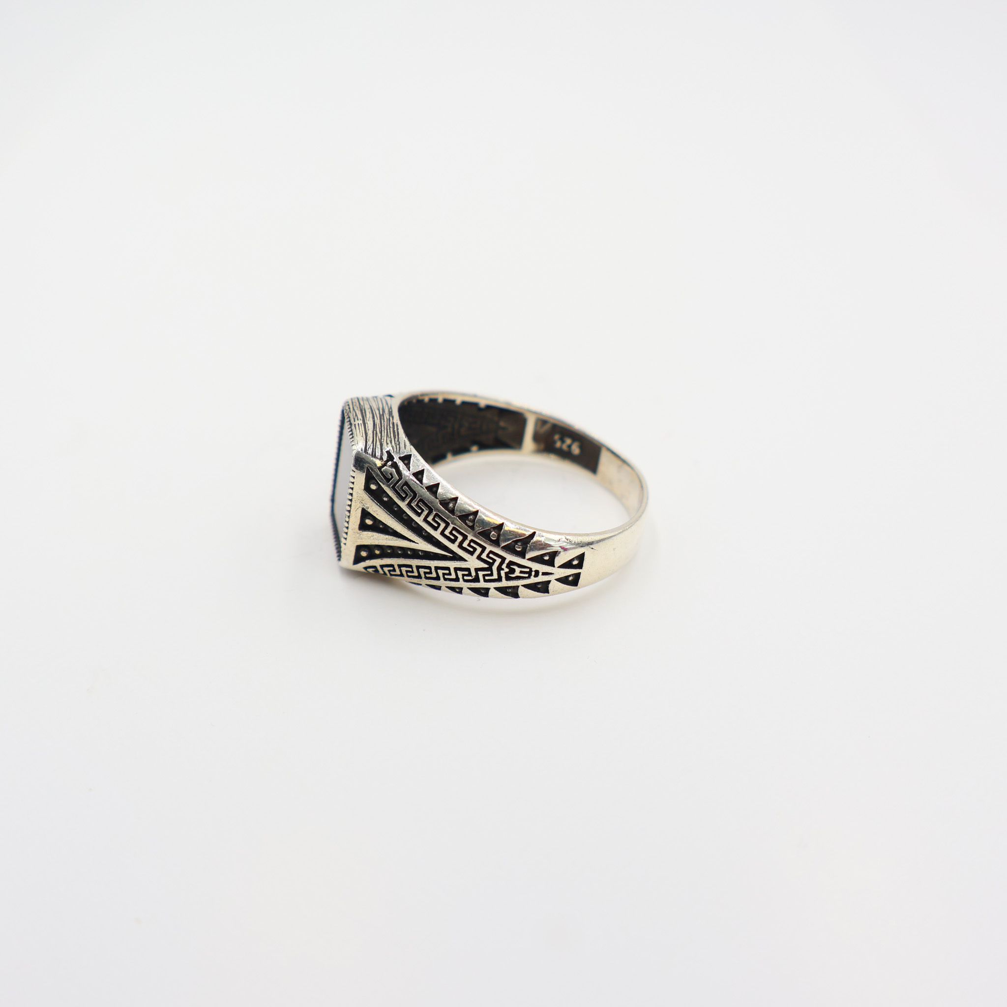 Bague en argent 925 Pierre Onyx – Image 4