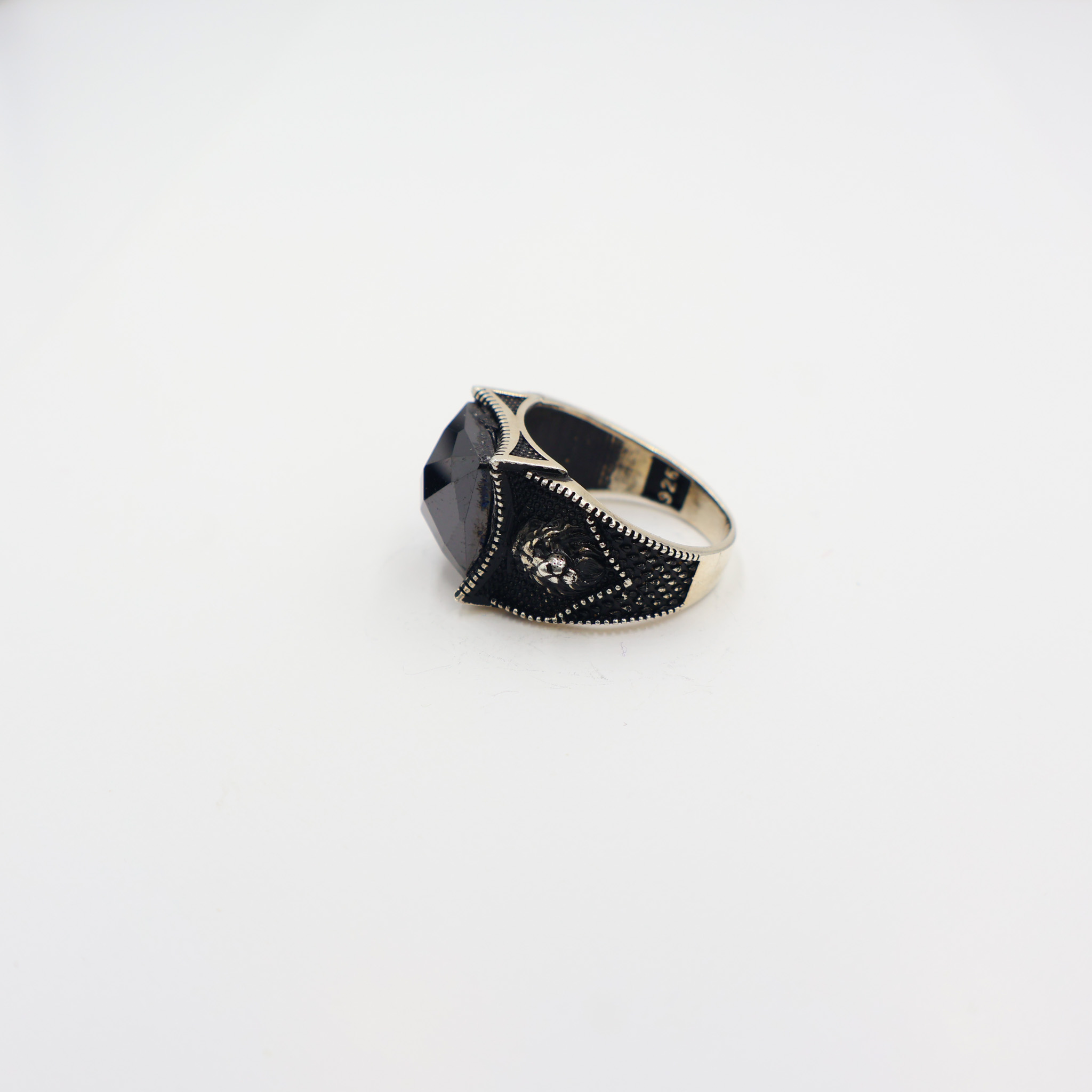 Bague en argent 925 Pierre Onyx – Image 3