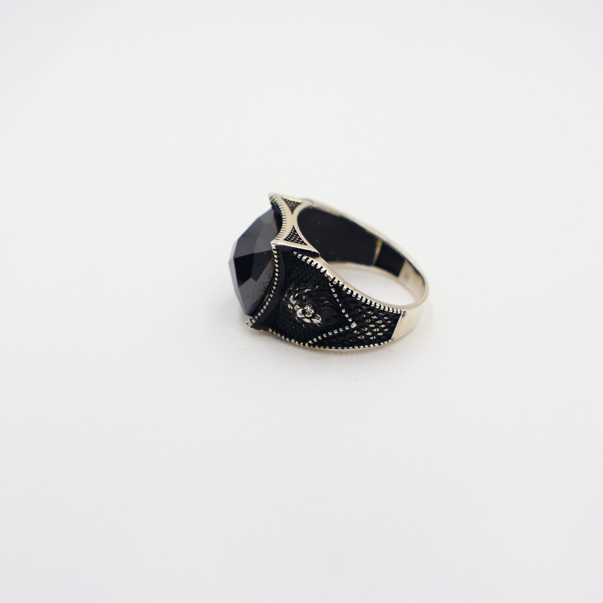 Bague en argent 925 Pierre Onyx – Image 4
