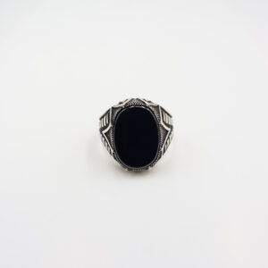 Bague en argent 925 Pierre Onyx