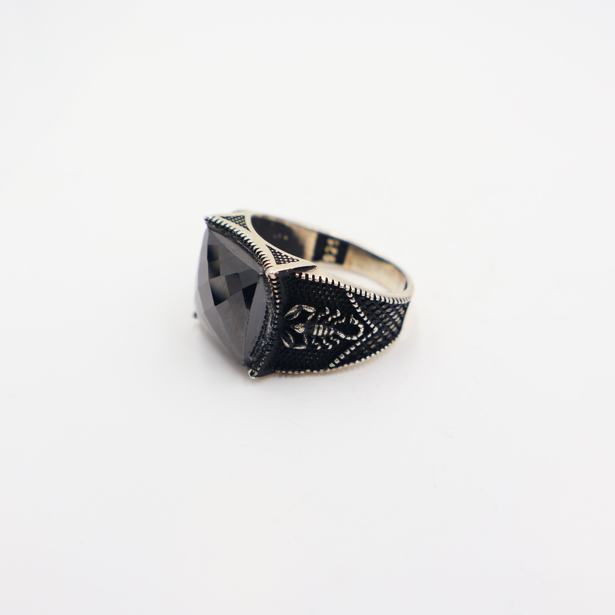 Bague en Argent 925 Pierre Onyx – Image 2