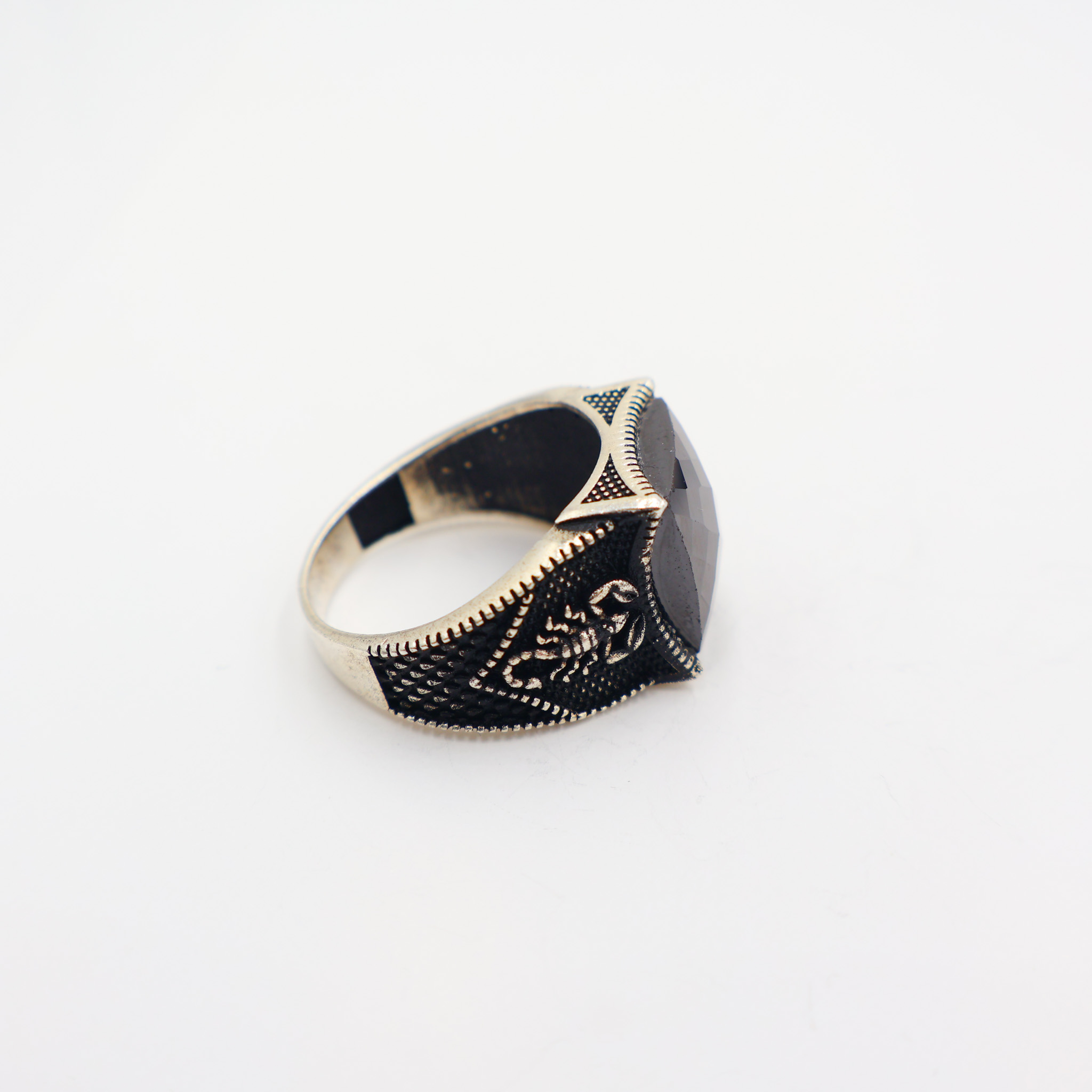 Bague en Argent 925 Pierre Onyx – Image 4