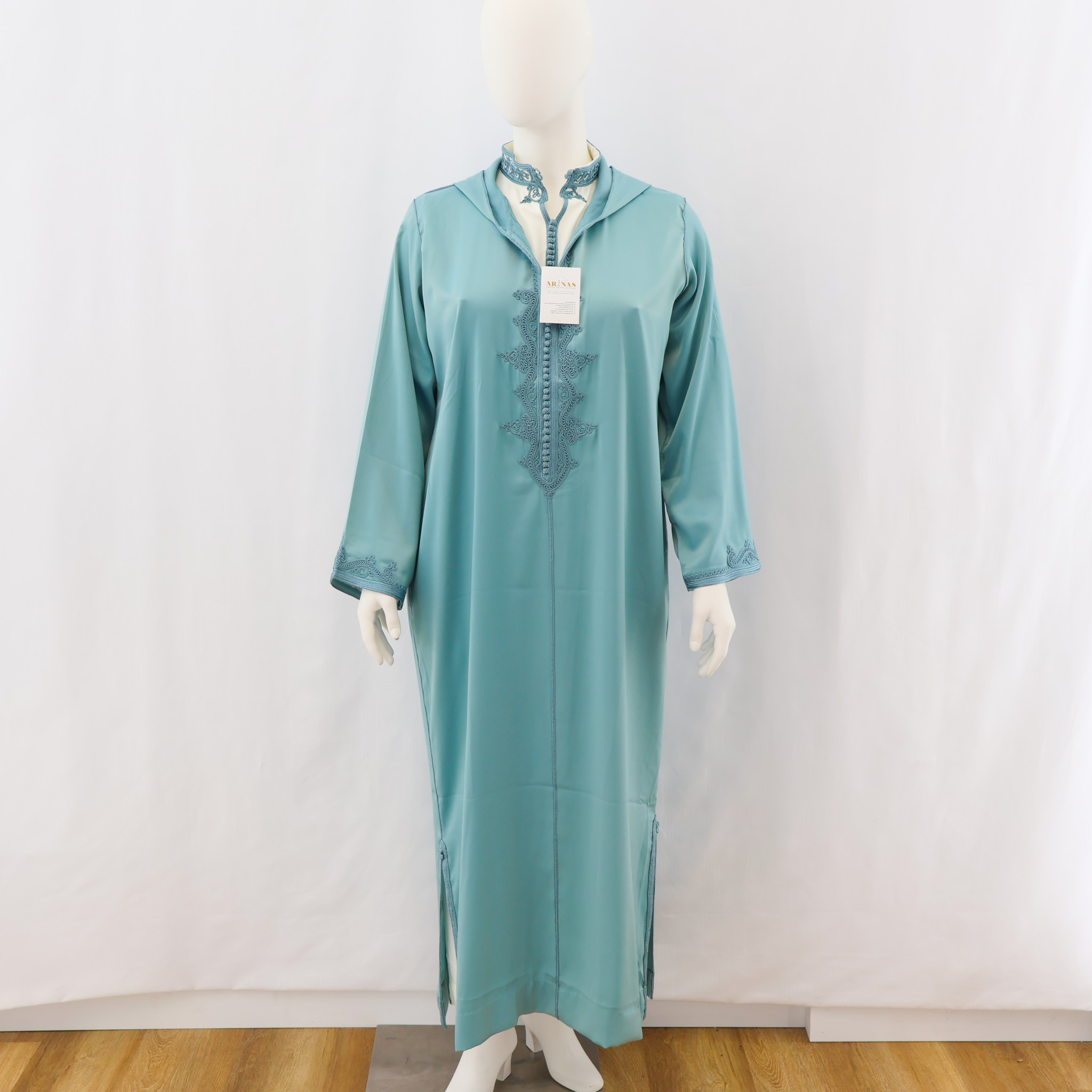 Jellaba deux pièces en crêpe – Image 2