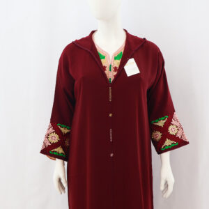 Jellaba deux pièces en crepe