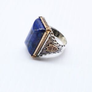 Bague en argent 925 Pierre lapis-lazuli