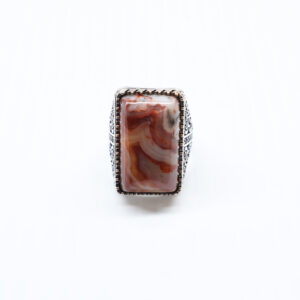 Bague en argent 925 pierre Jaspe