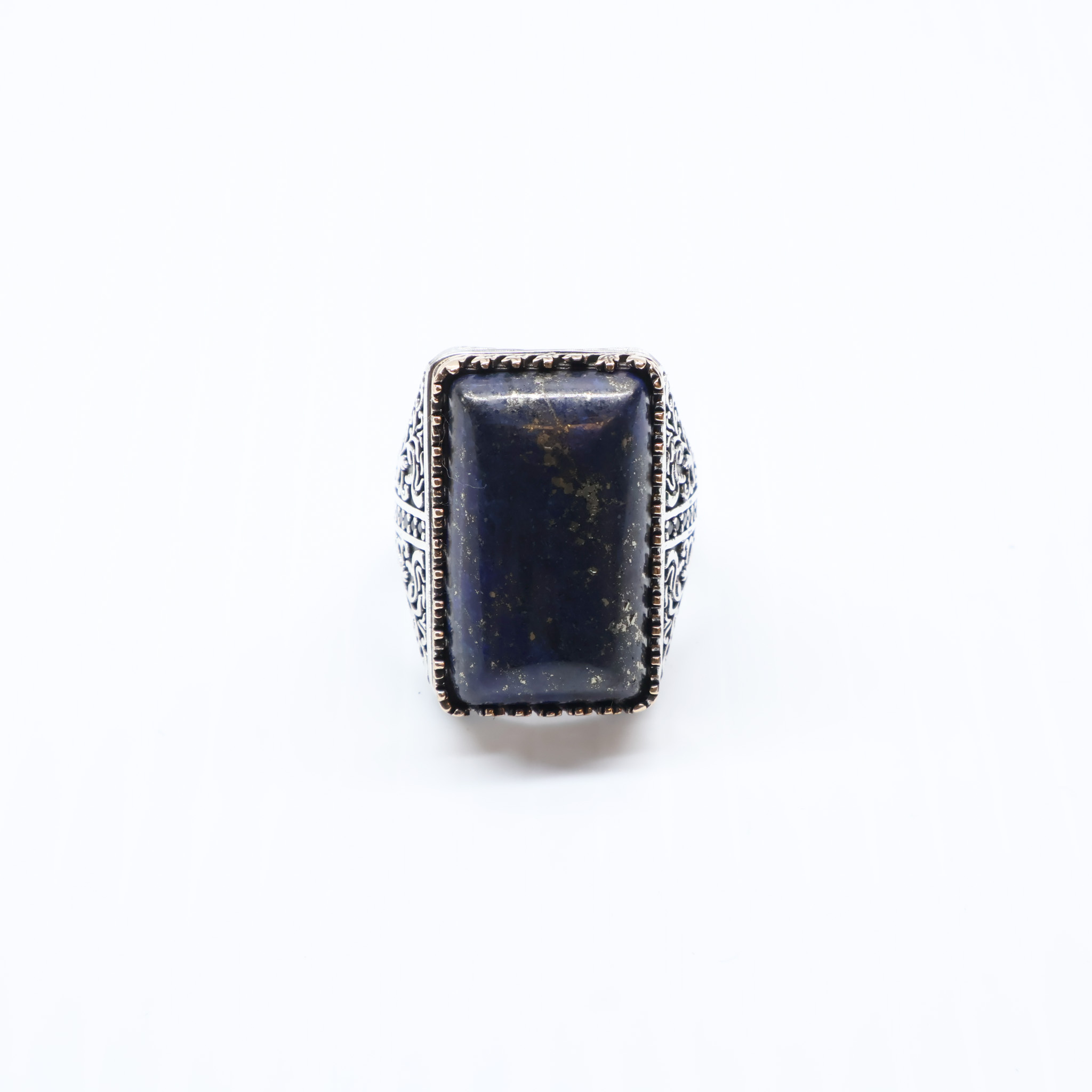 Bague en argent 925 Pierre lapis-lazuli – Image 2