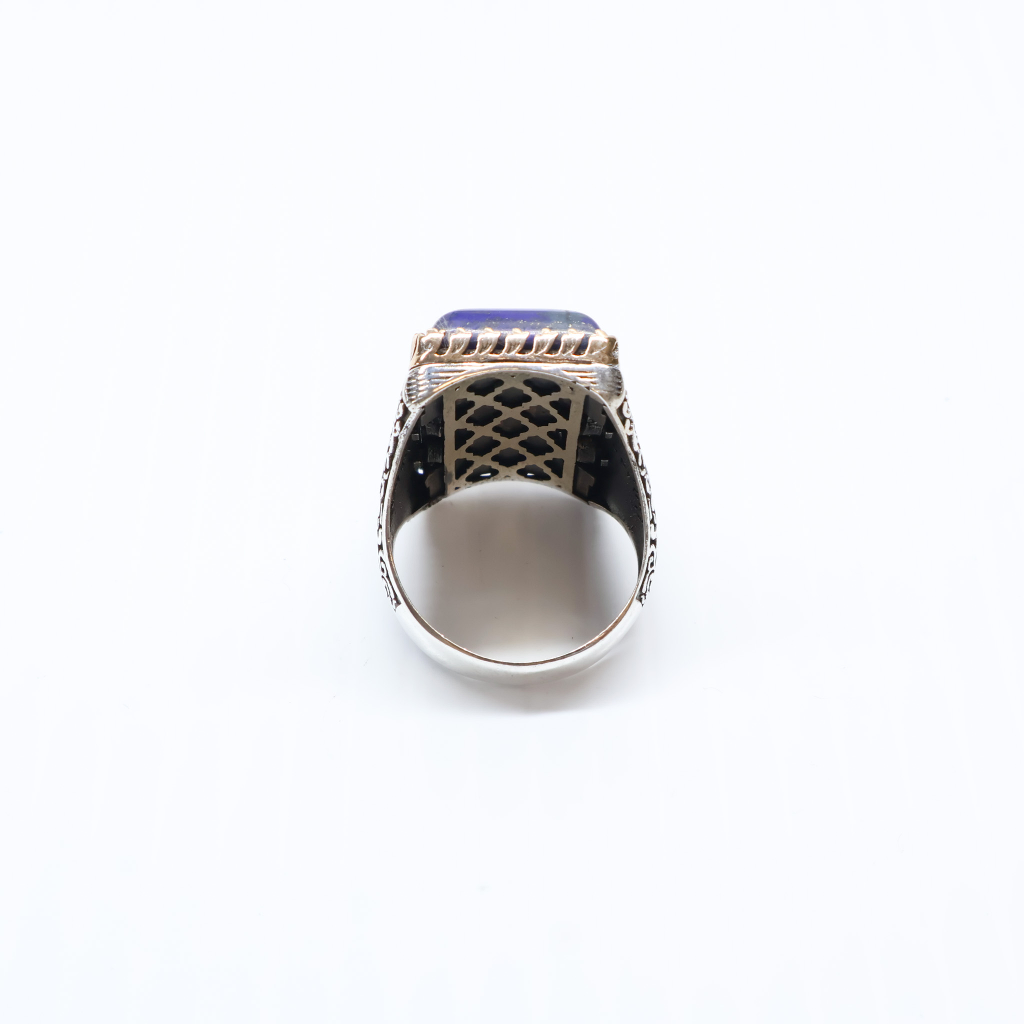 Bague en argent 925 Pierre lapis-lazuli – Image 9