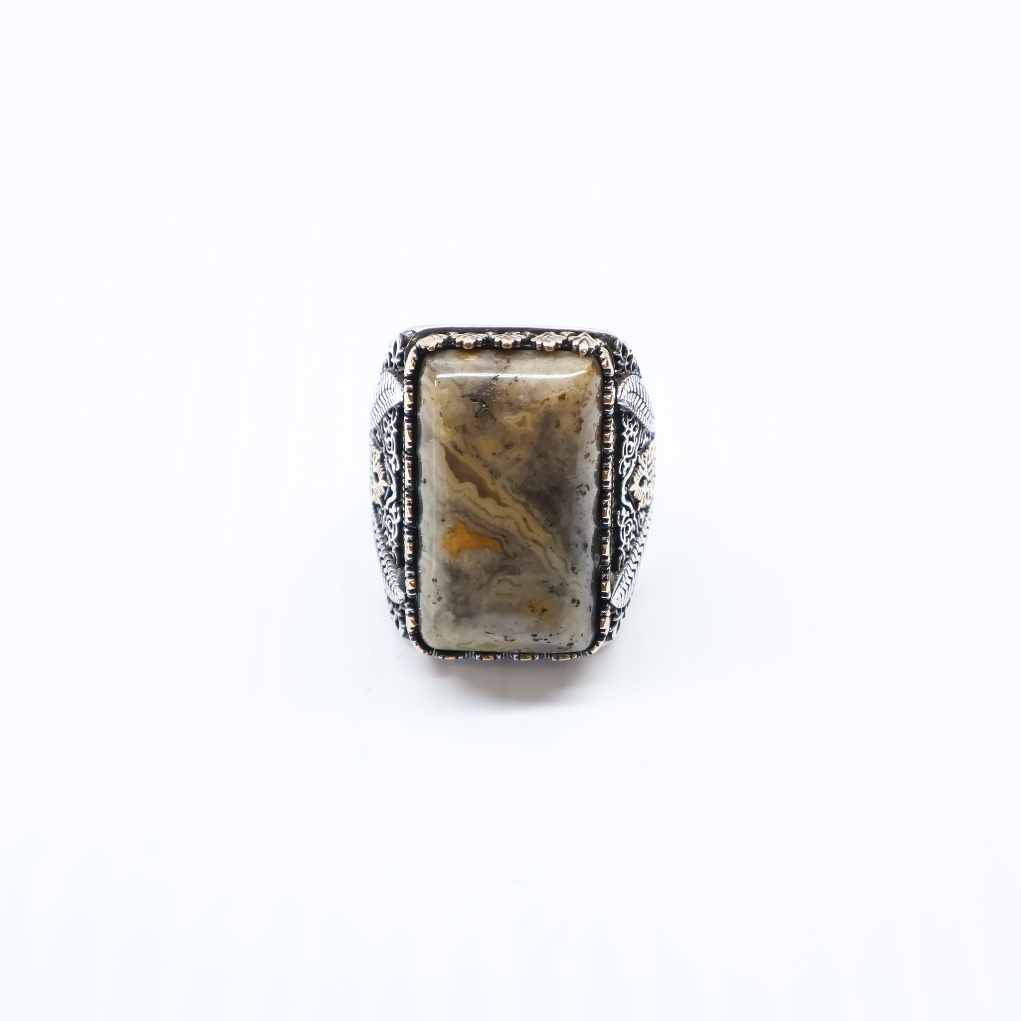 Bague en argent 925 Pierre Naturelle