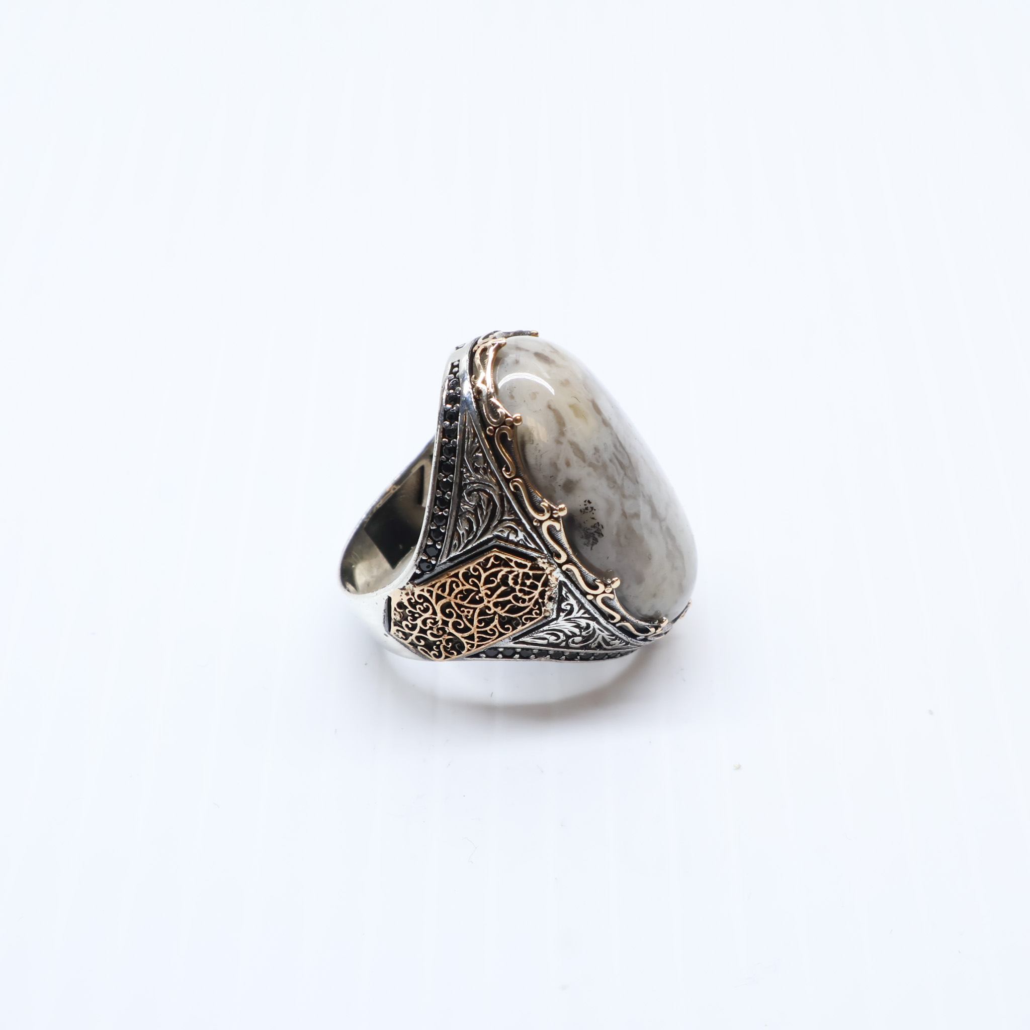 Bague en argent 925 Pierre Naturelle – Image 4