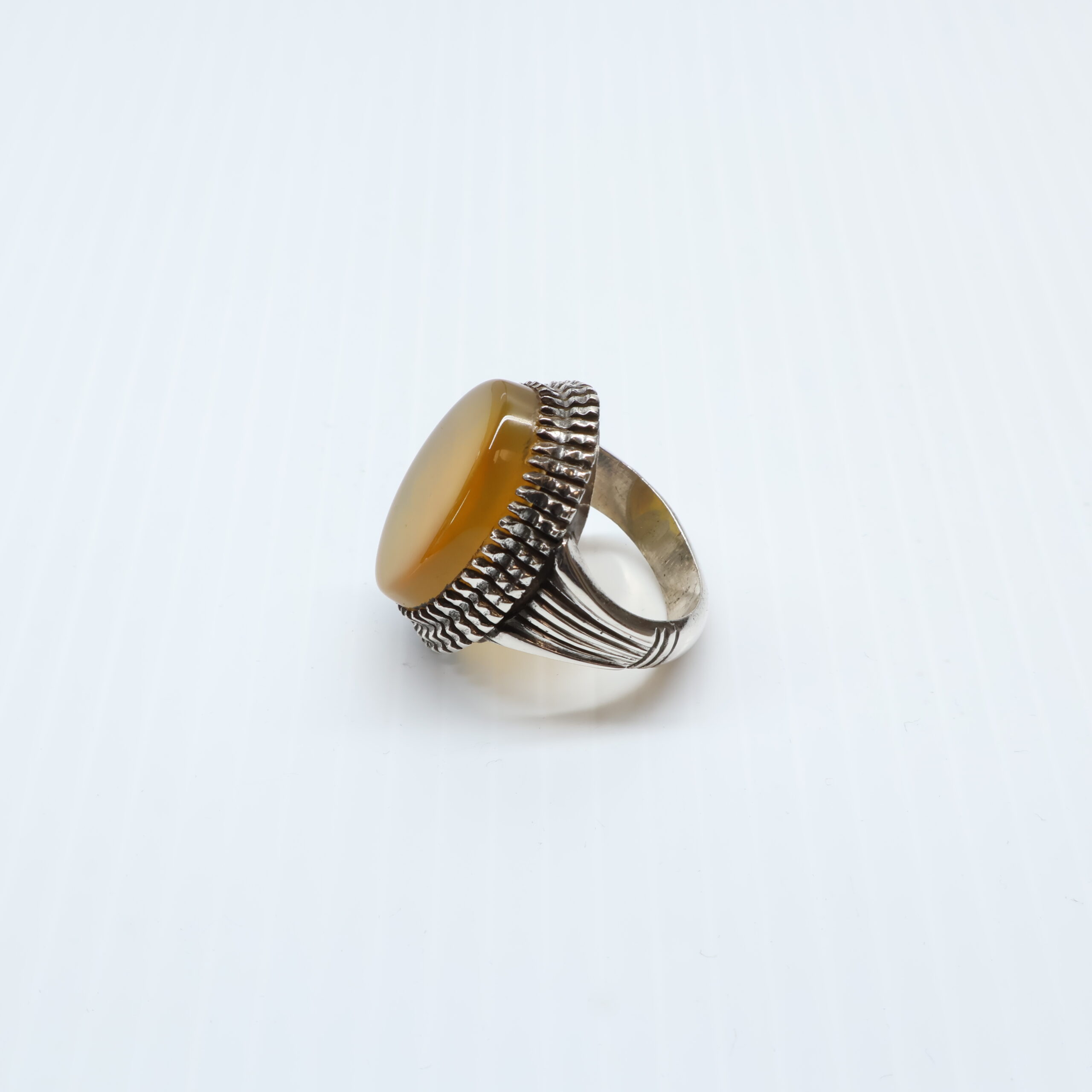 Bague en Argent 925 agate Yemani – Image 3