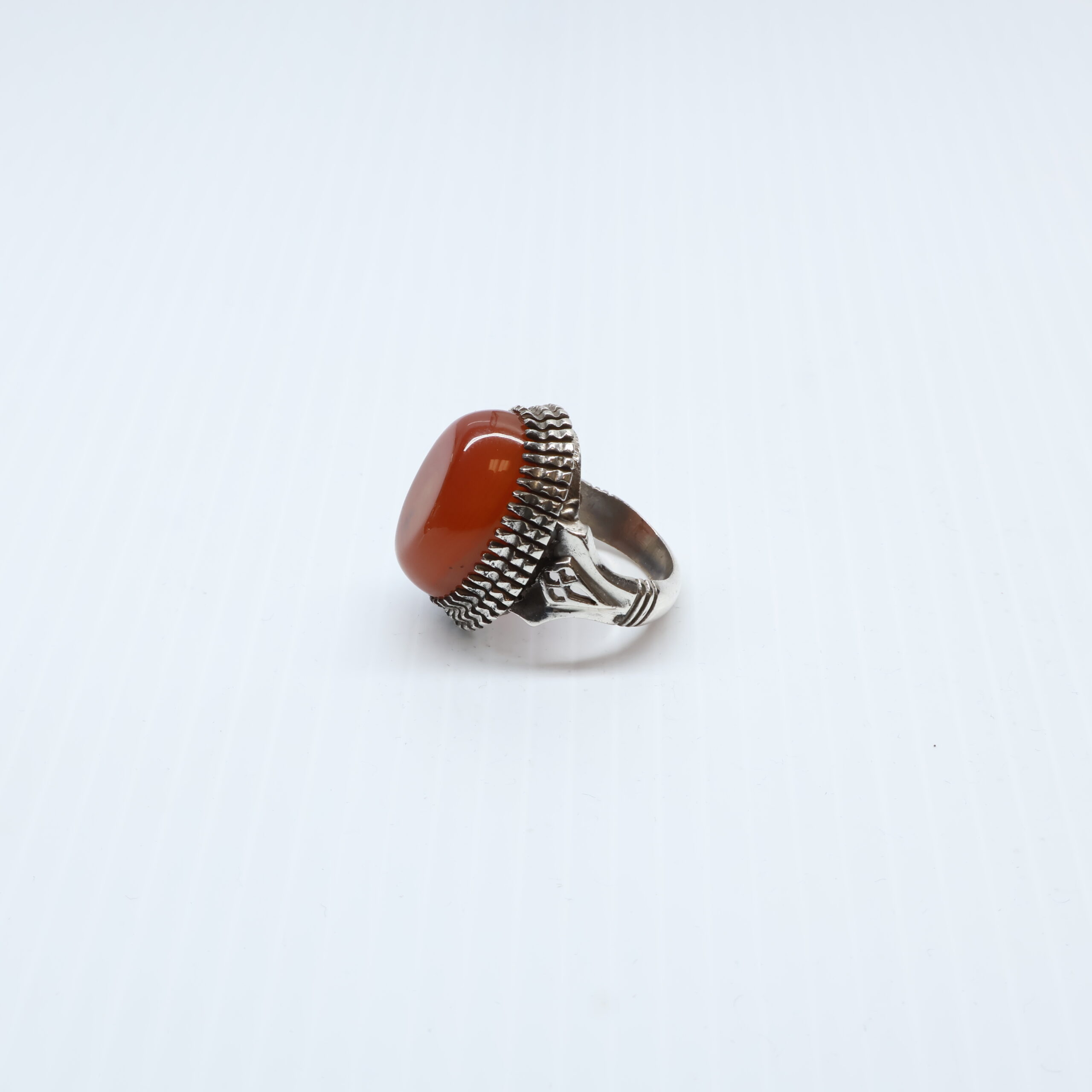 Bague en Argent 925 agate yemani – Image 3