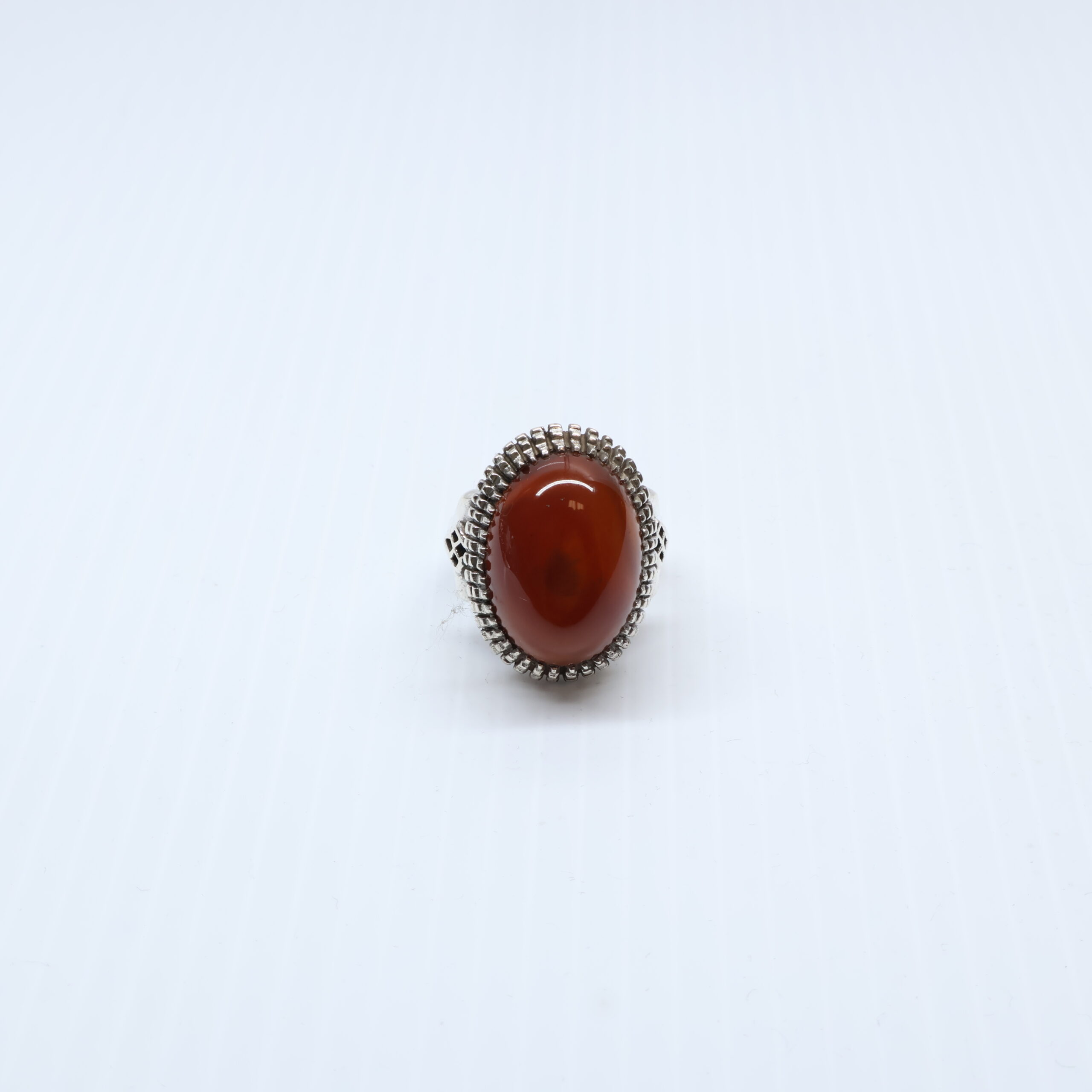 Bague en Argent 925 agate yemani