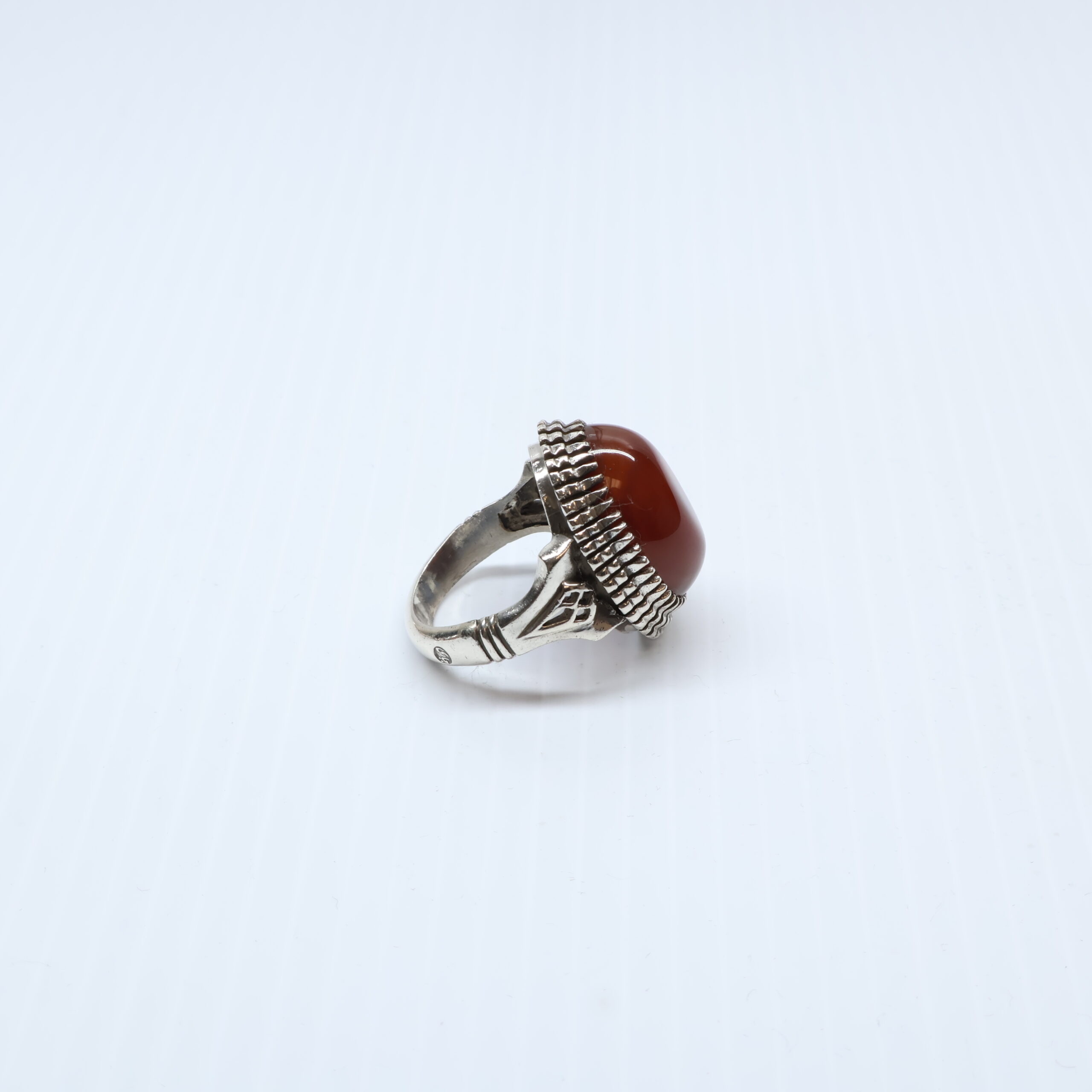 Bague en Argent 925 agate yemani – Image 2