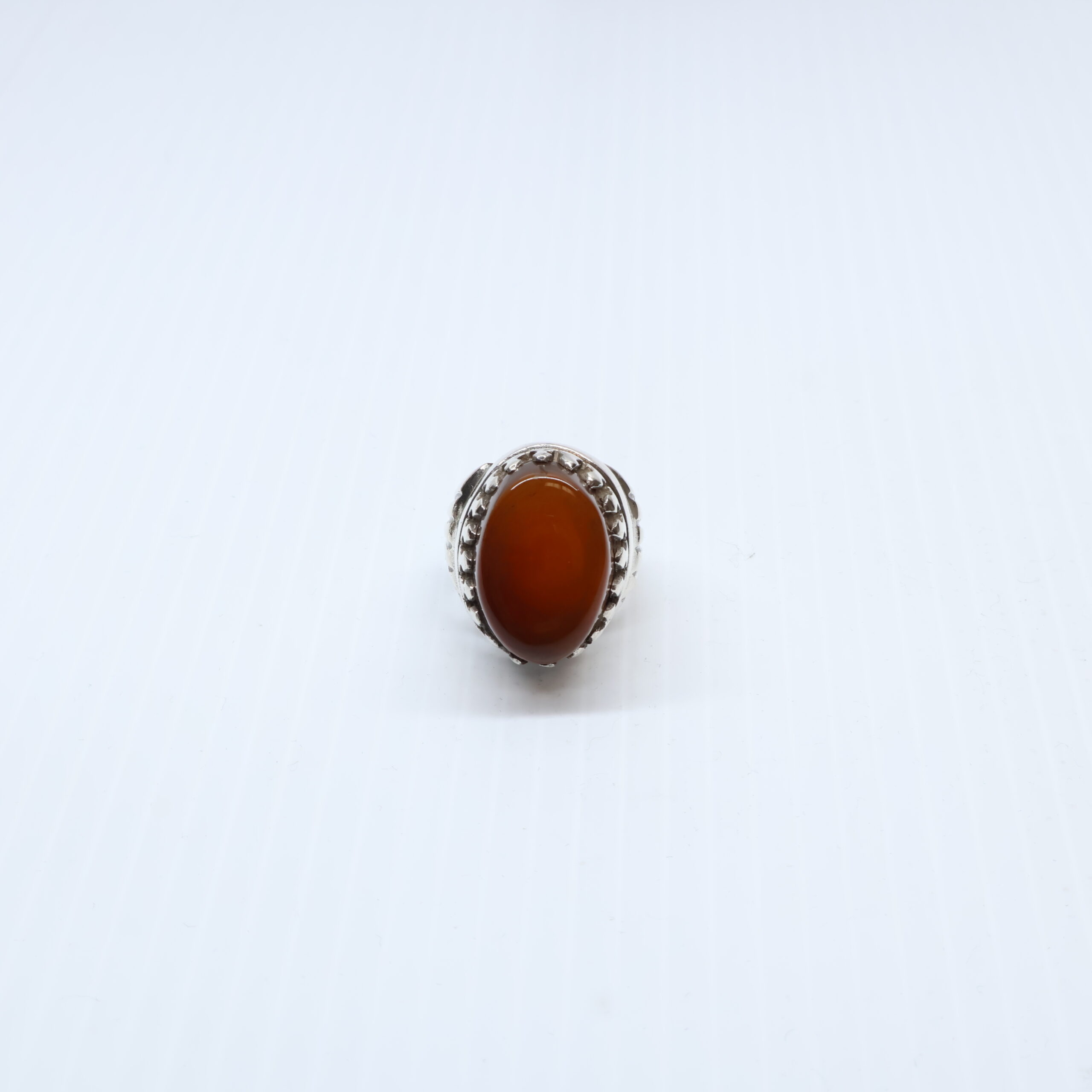 Bague en Argent 925 agate yemani