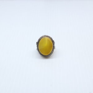 Bague en Argent 925 agate yemani