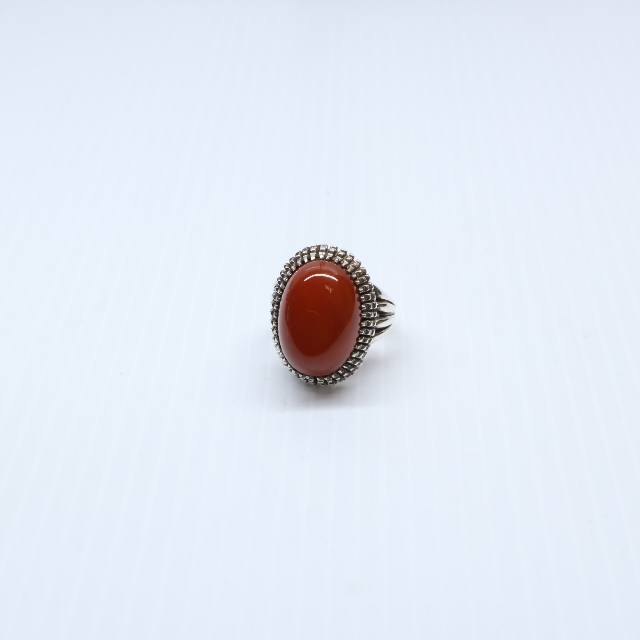 Bague en Argent 925 agate yemani