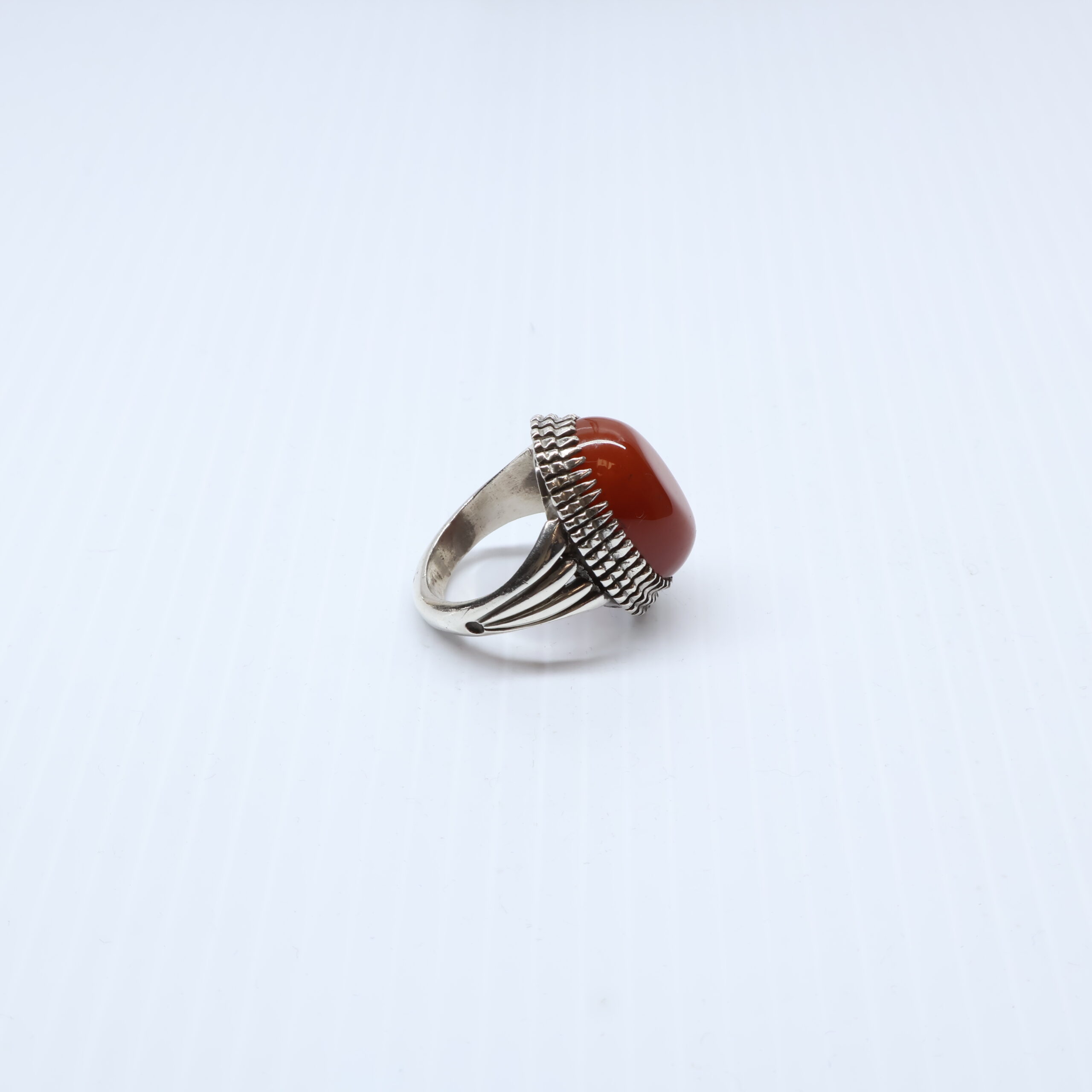 Bague en Argent 925 agate yemani – Image 2