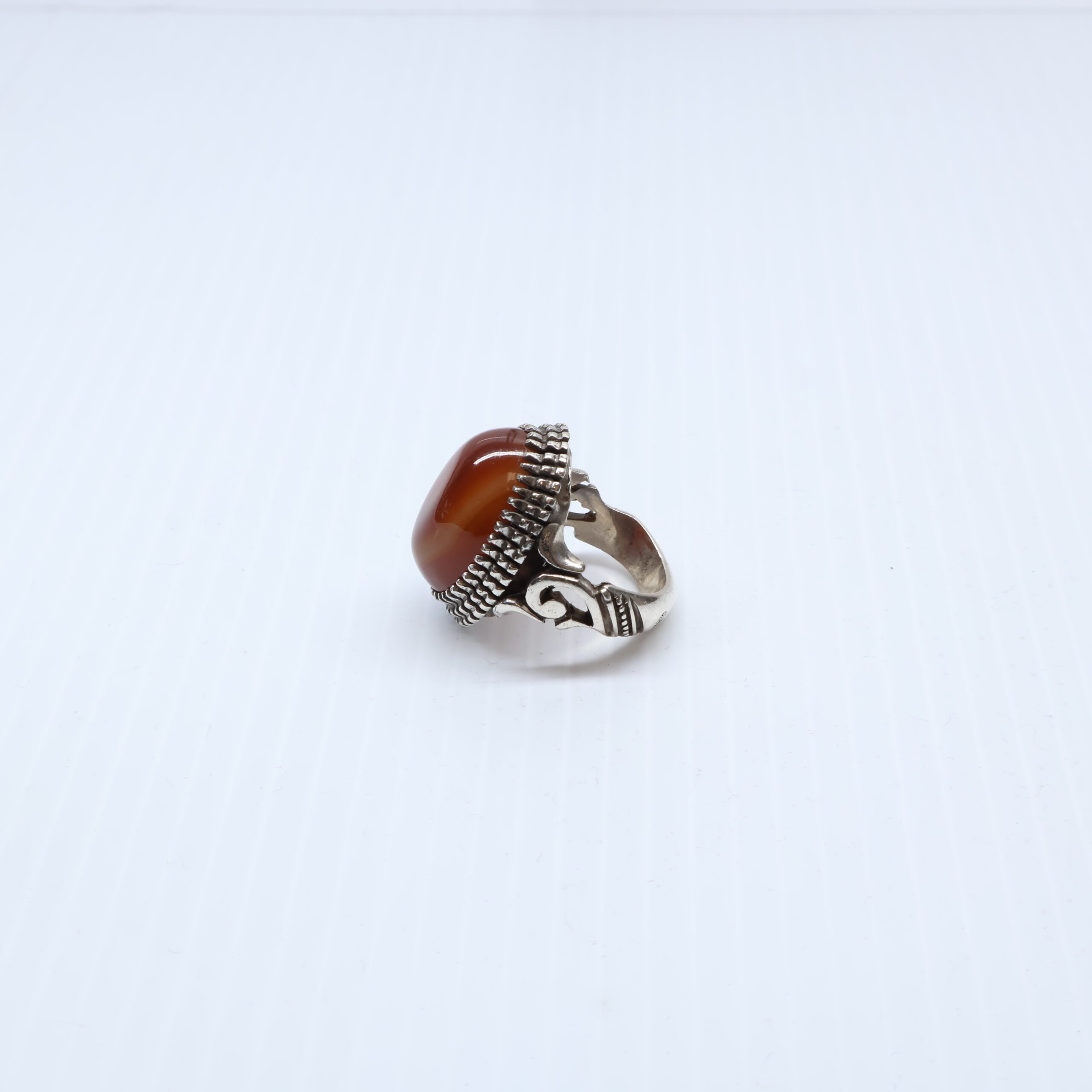 Bague en Argent 925 agate yemani – Image 3