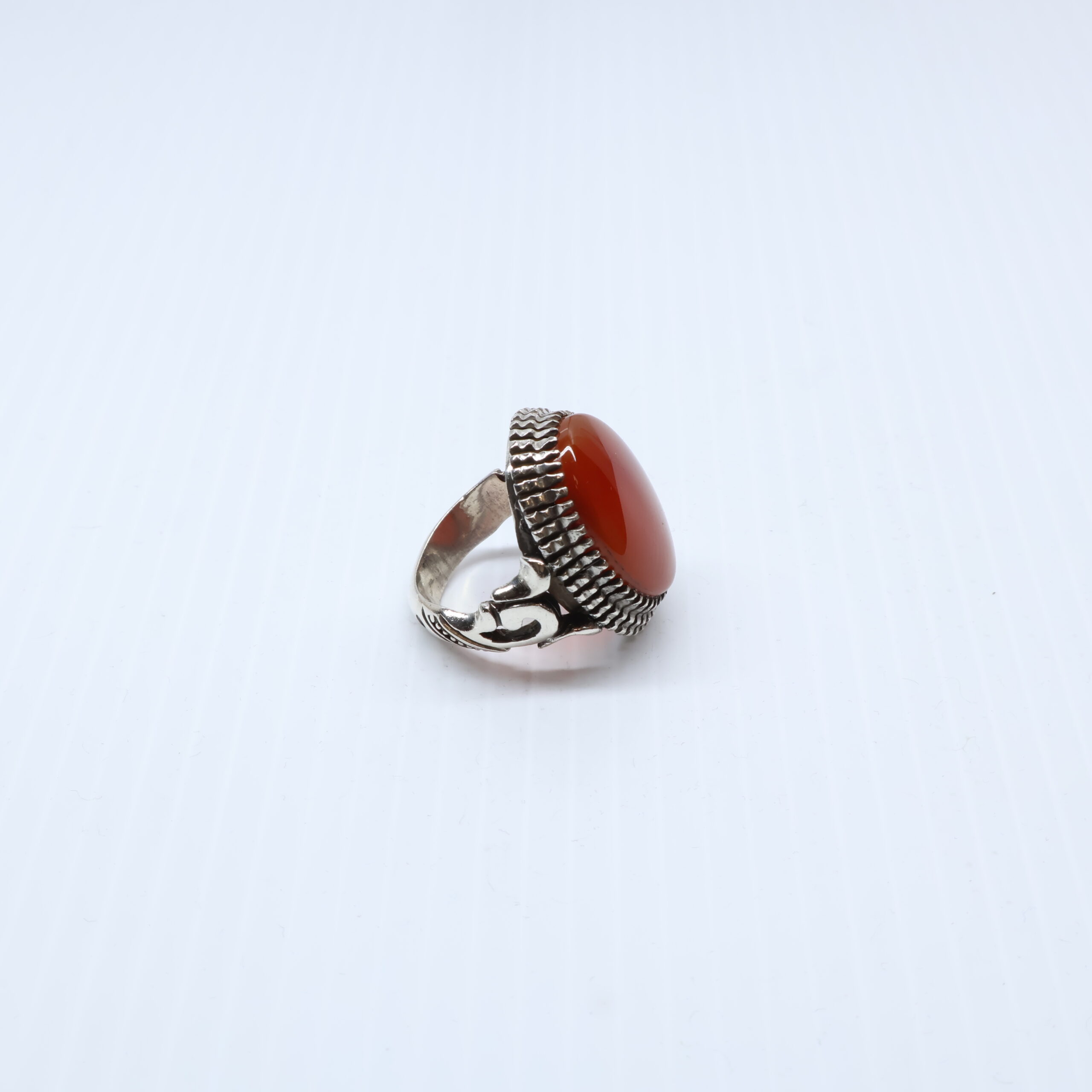 Bague en Argent 925 agate yemani – Image 2
