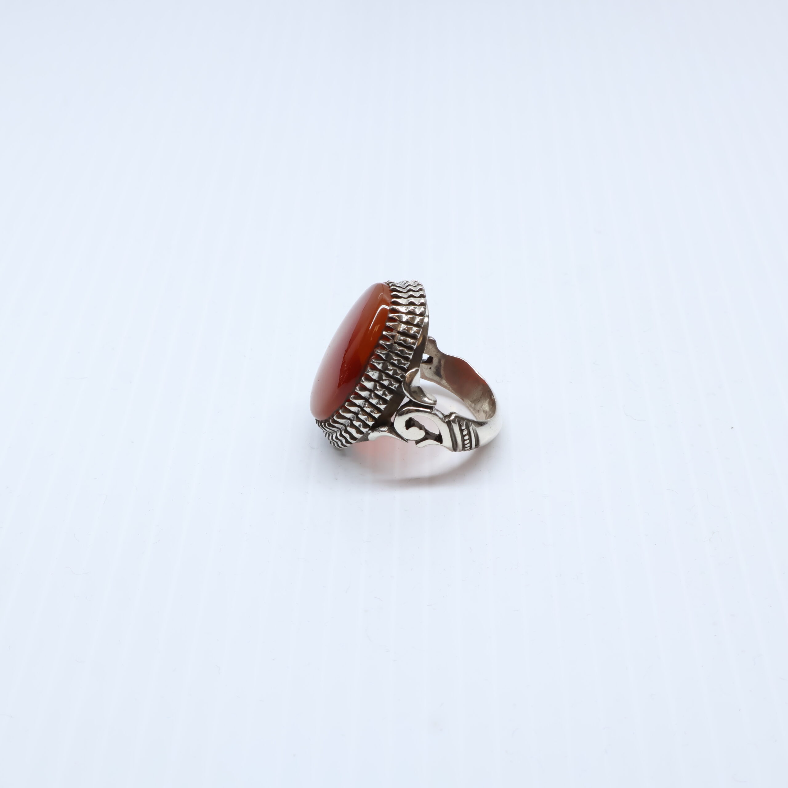 Bague en Argent 925 agate yemani – Image 3