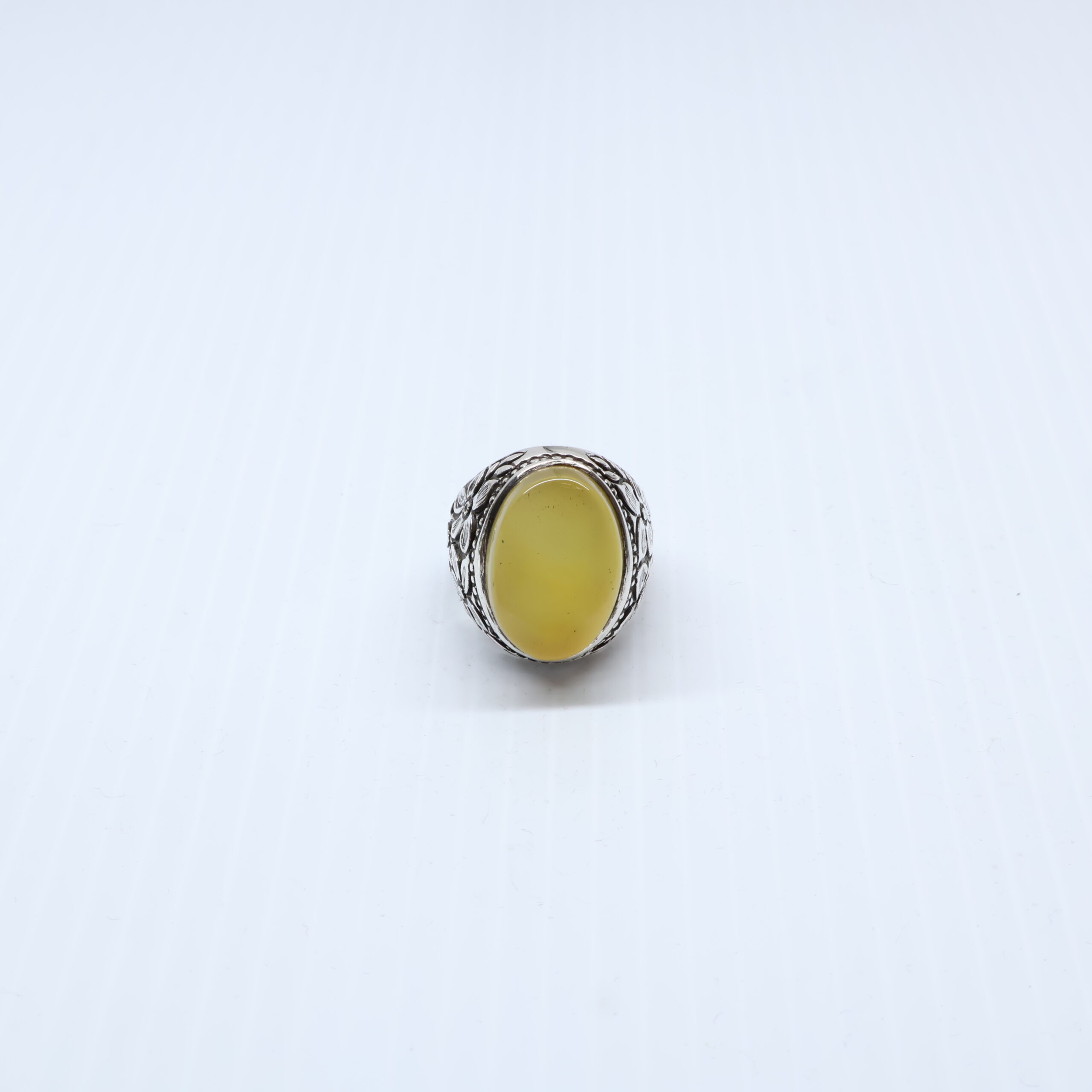 Bague en Argent 925 agate yemani