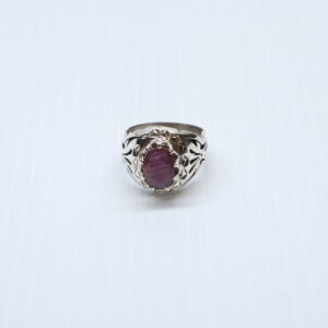 Bague en Argent 925 Pierre Rubis