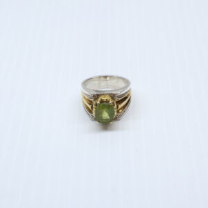 Bague en Argent 925 Pierre Peridot