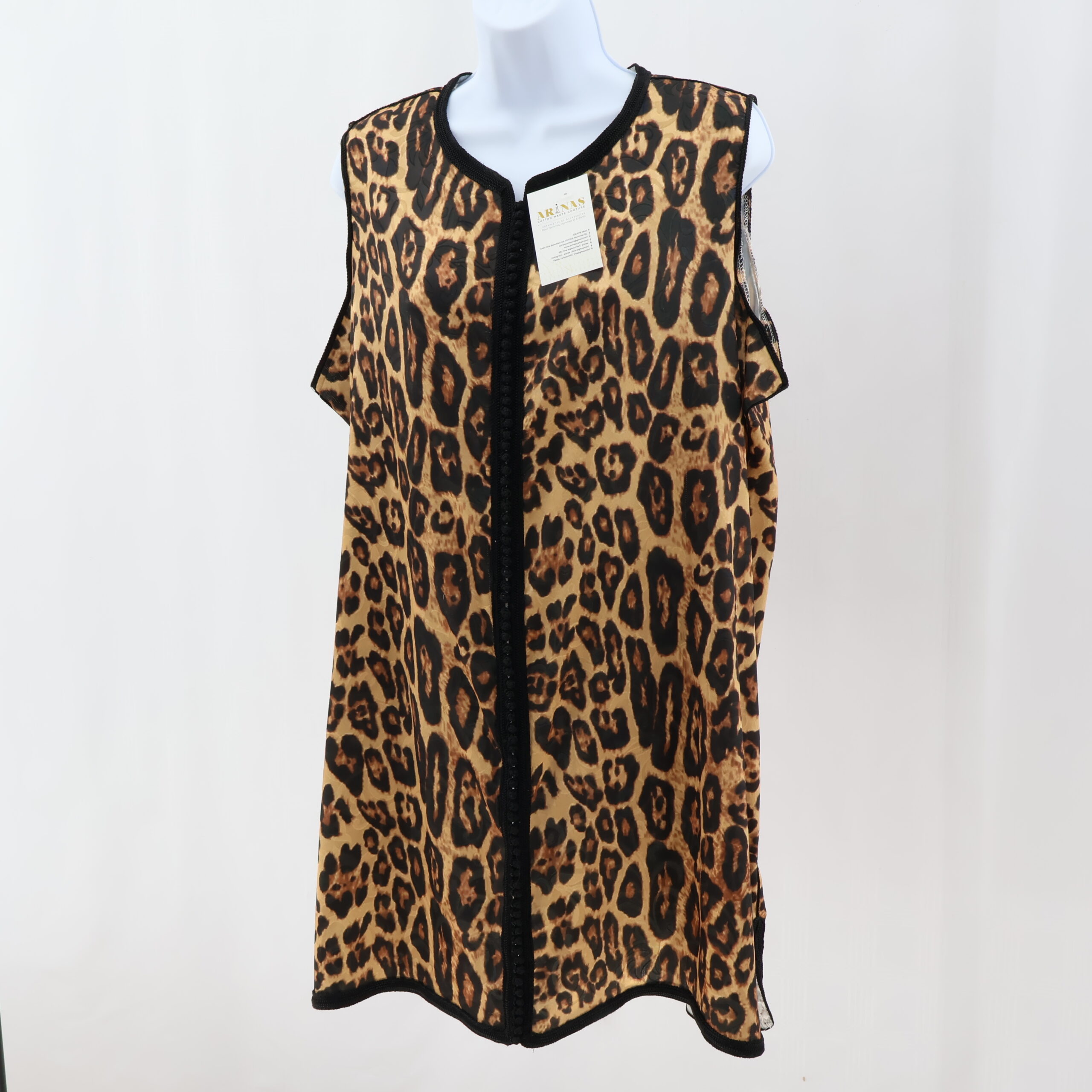 Chemise Femme  imprimé léopard en crepe