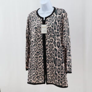 Chemise Femme imprimé léopard en crepe